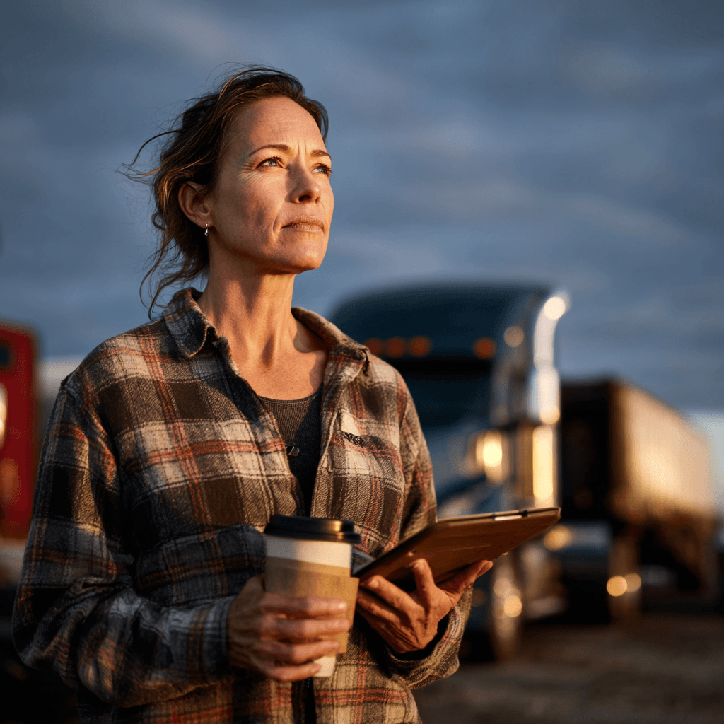 Woman with coffee